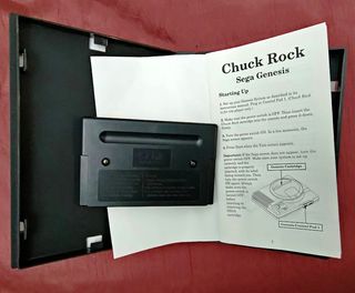 Chuck Rock Sega Genesis Completo Ottimo stato