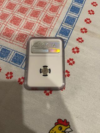 Dinero plata hungria bela II. S. XII D.C NGC