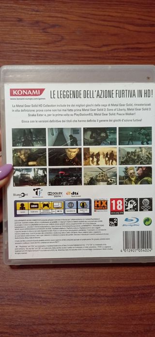 Gioco ps3 metal Gear solid 