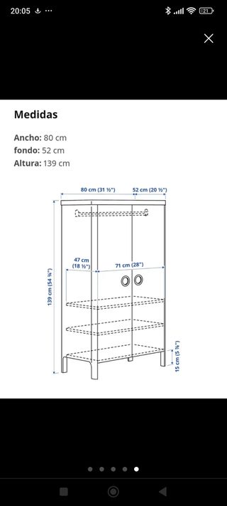 Armario Busunge Ikea