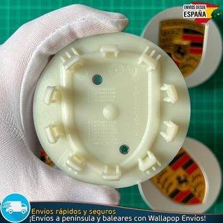 4 Tapacubos Porsche Para Llantas Originales 76mm