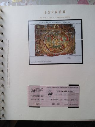 Álbum de sellos II Centenario (1976-1985)