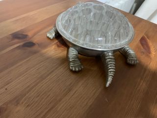 Tortuga de portalapices o violetero