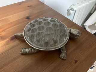 Tortuga de portalapices o violetero