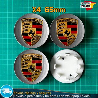 4 Tapacubos Porsche Macan Llantas Originales 65mm
