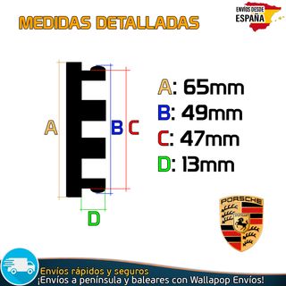 4 Tapacubos Porsche Macan Llantas Originales 65mm