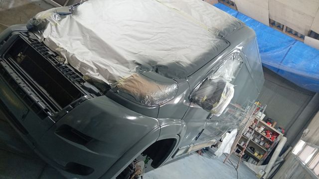 Furgo camper cambio de color