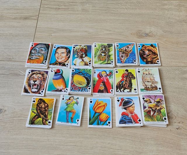 Cromos juego de familias vintage