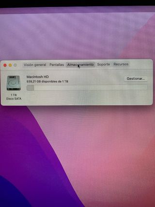 iMac 21.5” Intel Core i5 doble núcleo 1.6 GHz 