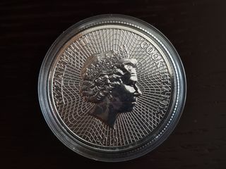 2019 Cook Islands 1 Oz Plata