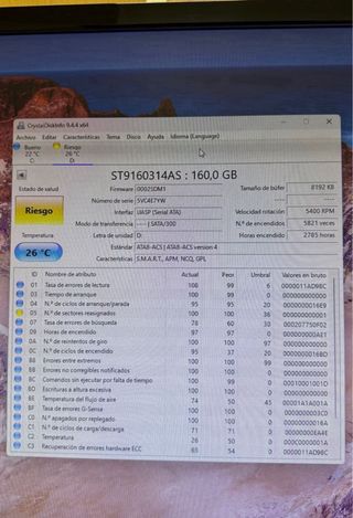 Tajeta grafica y HDD 160GB