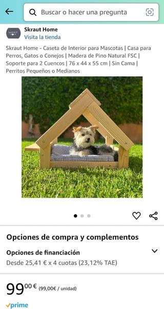 Casa mascotas nueva