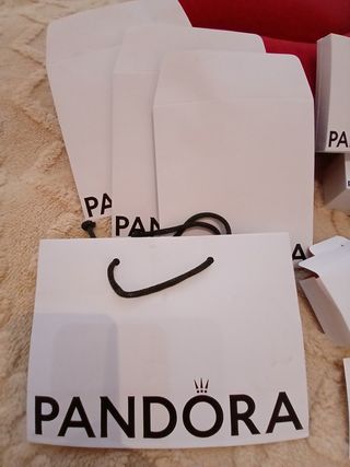Lote cajas y sobres Pandora
