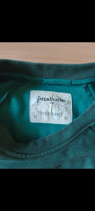 Sudadera hombre verde
