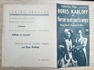 Programa de cine 1936