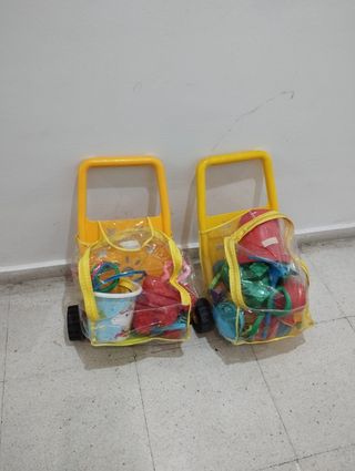 Carrito juegos playa infantil