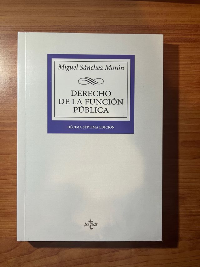 Derecho de la función pública.