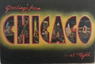 Libro pieghevole di cartoline di Chicago