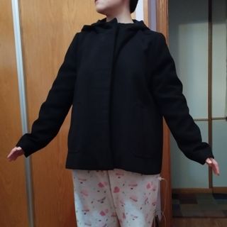Abrigo negro Zara 