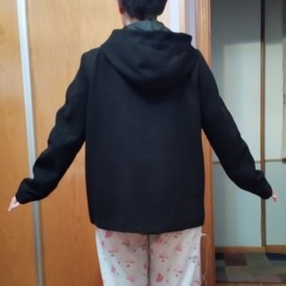 Abrigo negro Zara 