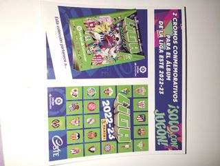 Cromo conmemorativo la liga este 22 - 23