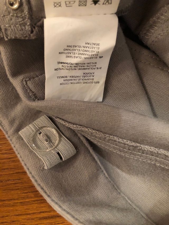 Pantalone grigio chiaro Elsy Girl tg S