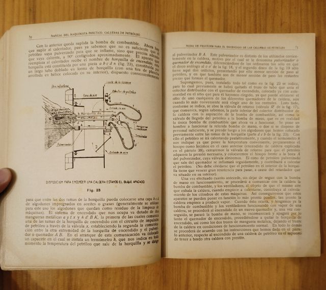 Manual del maquinista práctico antiguo