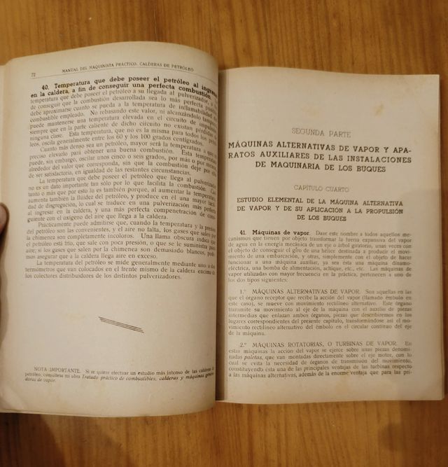 Manual del maquinista práctico antiguo