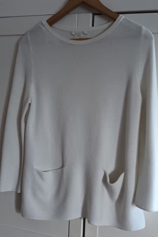 Jersey top blanco COS
