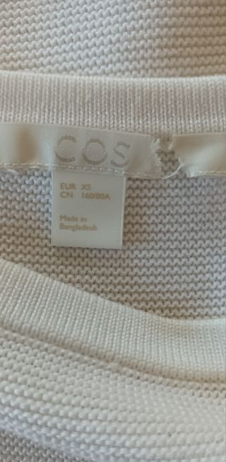 Jersey top blanco COS