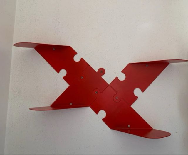 quattro Mensola a forma di puzzle