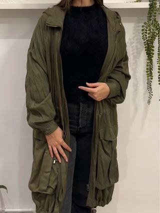 Parka verde caqui Vila Clothes L