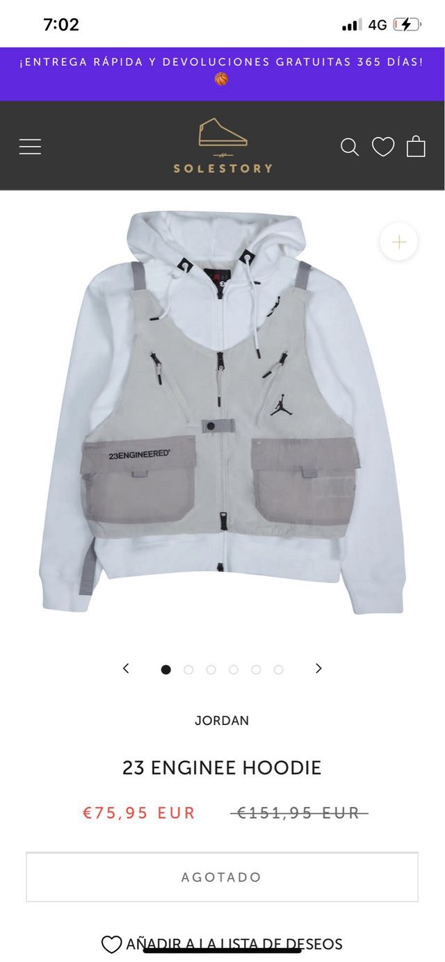Gilet Jordan Sport