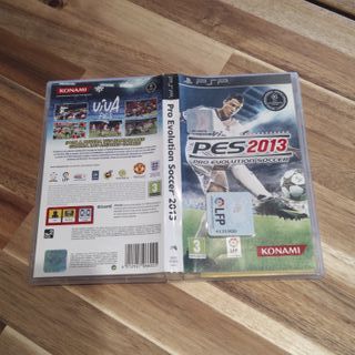 CAJA + MANUAL DEL JUEGO DE PSP PES 2013