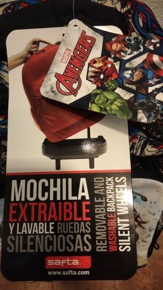 Mochila escolar AVENGERS Safta 45 cm
