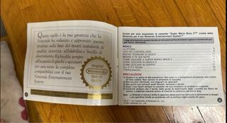 Libretto istruzioni Super Mario 3