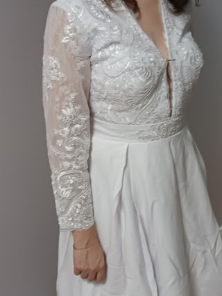 Vestido de Novia blanco 42