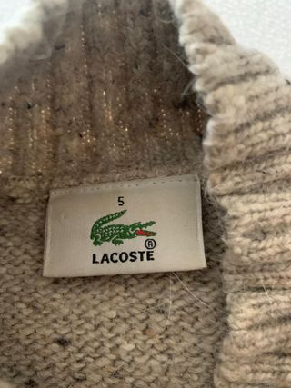 Jersey de lana Lacoste Vintage Cuello