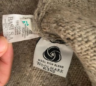 Jersey de lana Lacoste Vintage Cuello