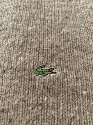 Jersey de lana Lacoste Vintage Cuello