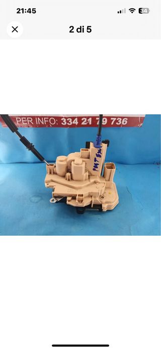 SERRATURA POSTERIORE SINISTRO FIAT PANDA 2015