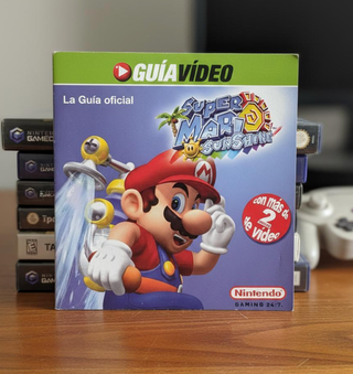 Super Mario Sunshine GameCube Guía oficial CD