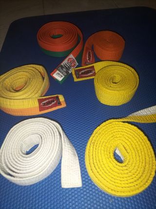 Cinturones artes marciales 
