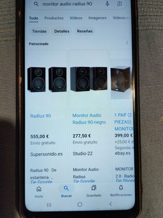 Altavoces monitor audio 