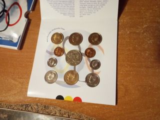 Cartera set monedas Bélgica 1996