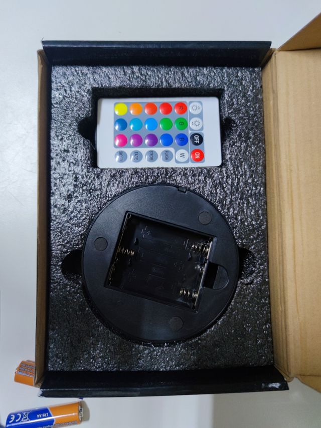 Lampara 3D de acrílico con usb