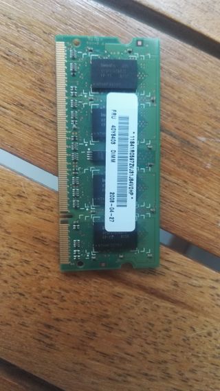 MEMORIA RAM 1GB PORTATIL