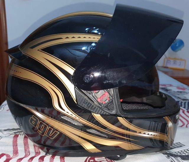Casco Agv Horizon Multi F. Nero Oro L