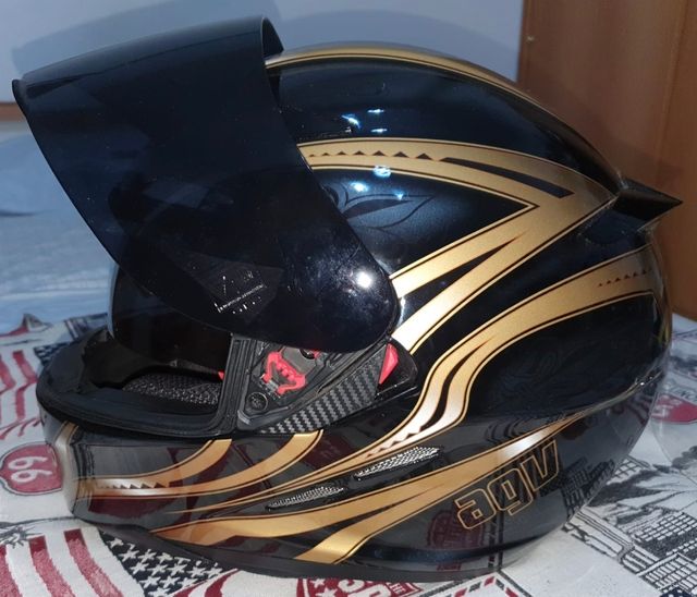 Casco Agv Horizon Multi F. Nero Oro L
