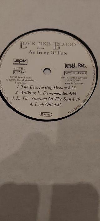 Love like Blood vinilo